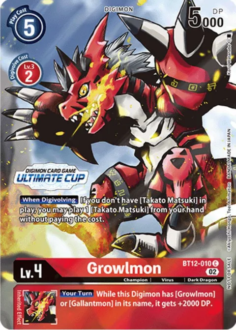 Growlmon (BT12-010)