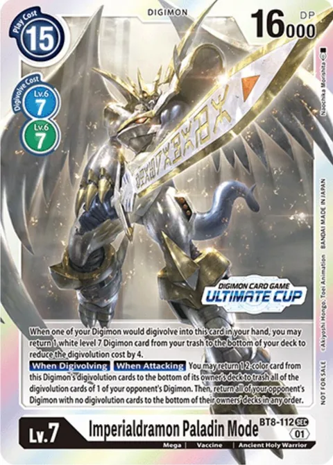 Imperialdramon Paladin Mode (BT8-112)