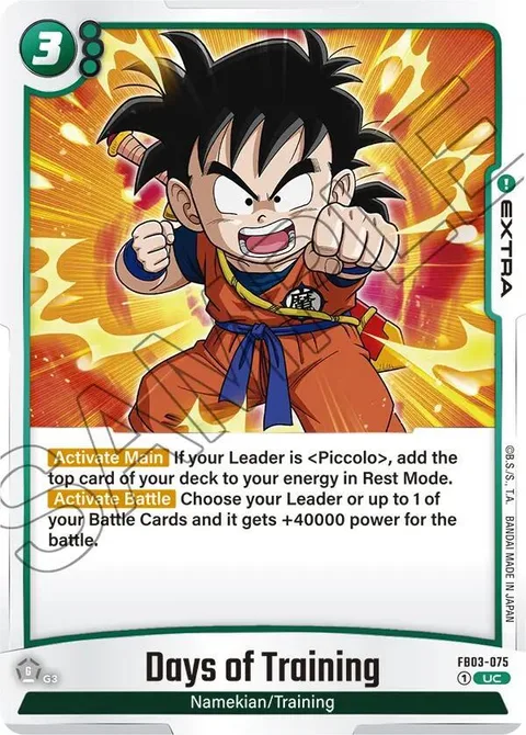 Days of Training (FB03-075) [Fusion World]
