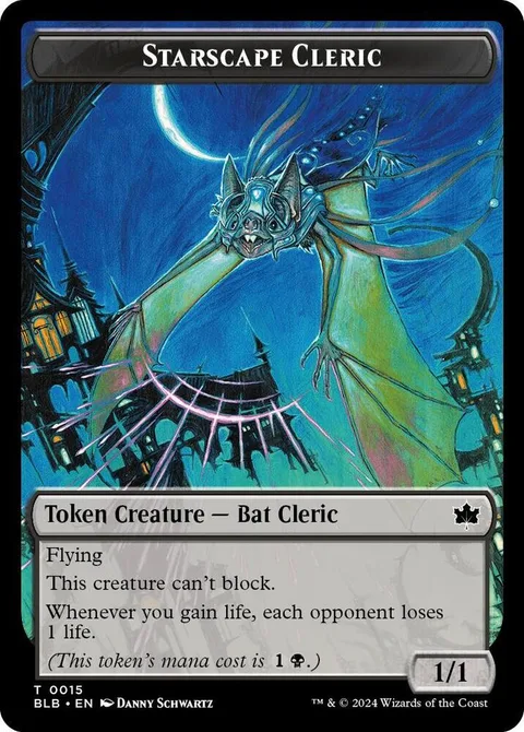 Starscape Cleric Token (B 1/1) // Cragflame Token
