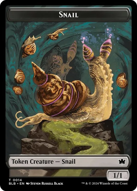 Thundertrap Trainer Token (U 1/1) // Snail Token (B 1/1)