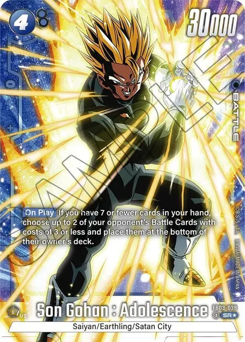 Son Gohan : Adolescence (FB03-039) [Fusion World]