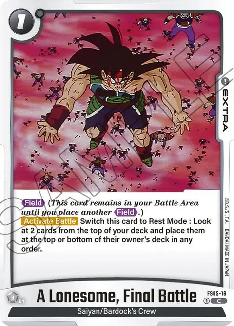A Lonesome, Final Battle (FS05-16) [Fusion World]