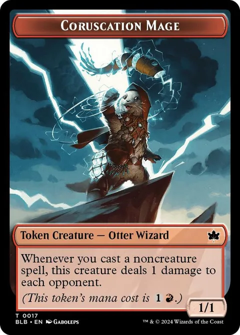 Coruscation Mage Token (R 1/1) // Food Token