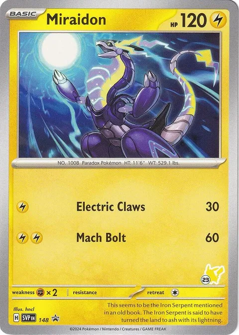 Miraidon [Electric Claws | Mach Bolt]