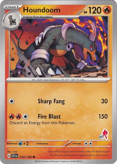 Houndoom [Sharp Fang | Fire Blast]