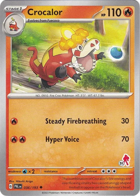 Crocalor [Steady Firebreathing | Hyper Voice]