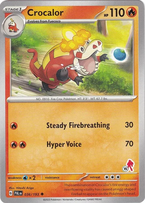 Crocalor [Steady Firebreathing | Hyper Voice]