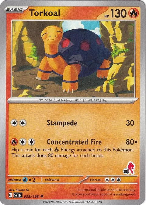 Torkoal [Stampede | Concentrated Fire]
