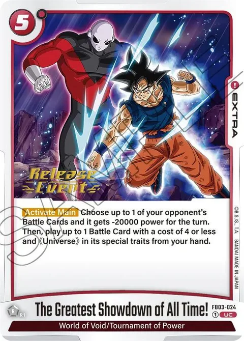 The Greatest Showdown of All Time! (FB03-024) [Fusion World]