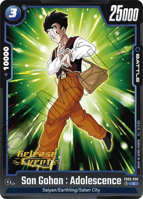 Son Gohan : Adolescence (FB03-038) [Fusion World]