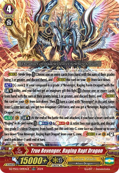 True Revenger, Raging Rapt Dragon [P-Format]