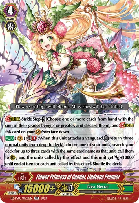 Flower Princess of Candor, Lindroos Premier [P-Format]