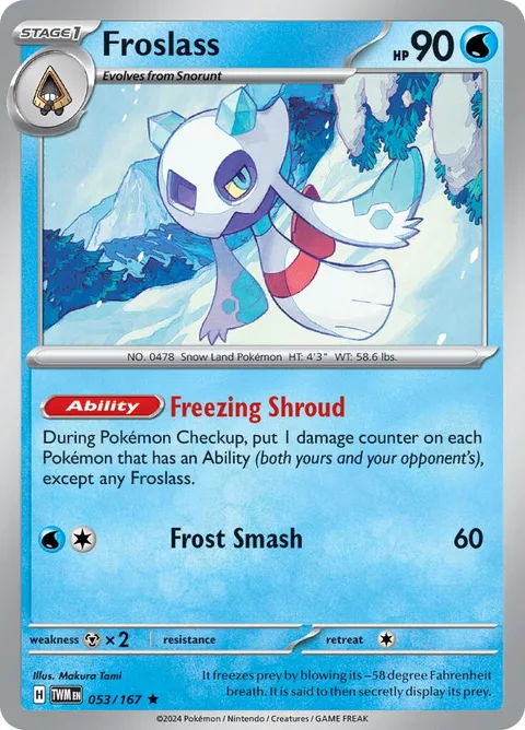 Froslass [Freezing Shroud | Frost Smash]