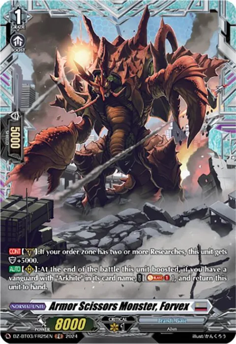 Armor Scissors Monster, Forvex [D-Format]