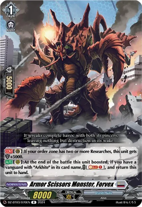 Armor Scissors Monster, Forvex [D-Format]