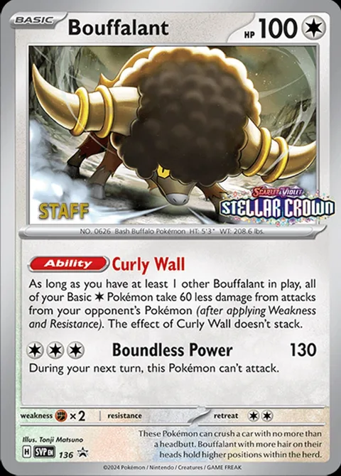 Bouffalant [Curly Wall | Boundless Power]