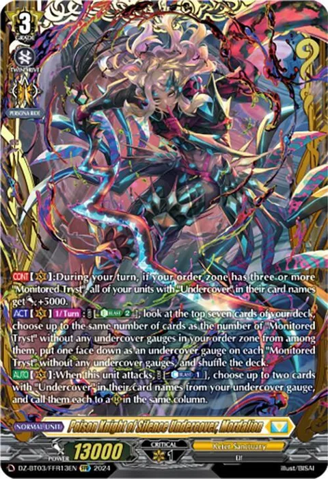 Poison Knight of Silence Undercover, Mordalion [D-Format]