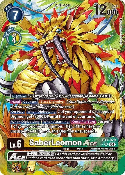 SaberLeomon Ace (EX7-029)