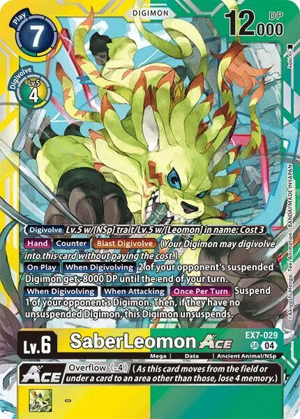 SaberLeomon Ace (EX7-029)