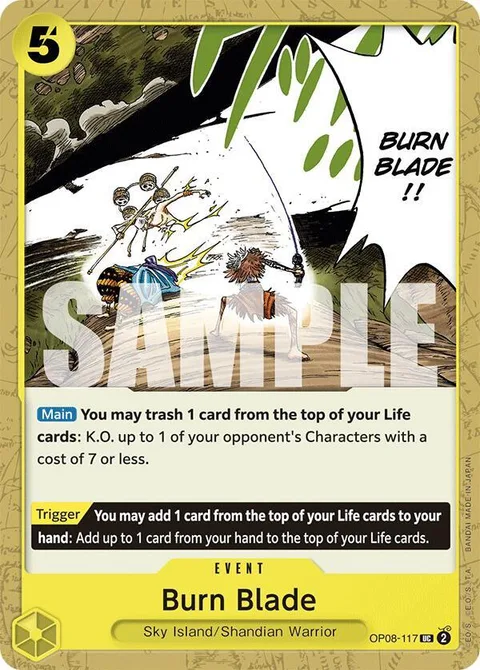 Burn Blade (OP08-117)