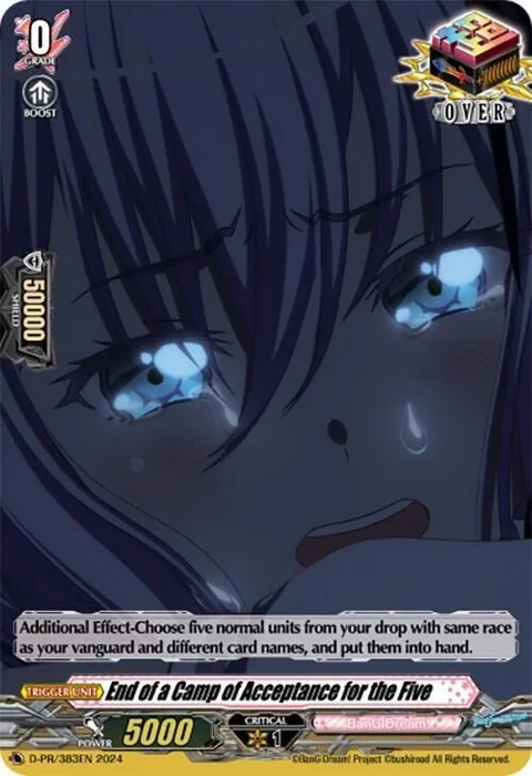 End of a Camp of Acceptance for the Five [D-Format]