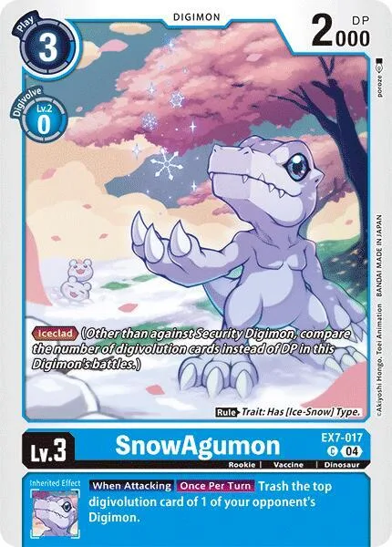 SnowAgumon (EX7-017)