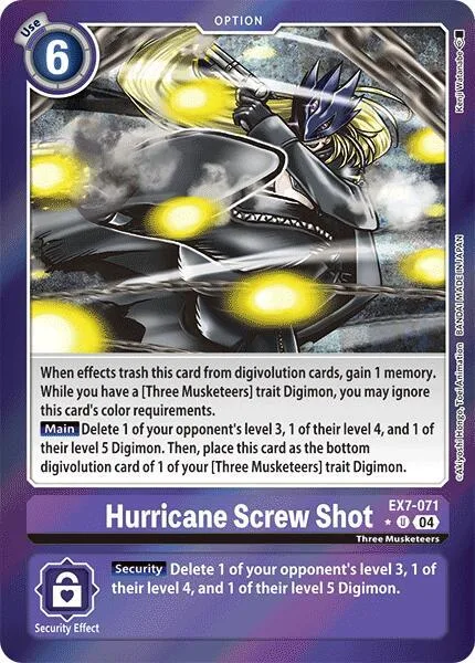 Hurricane Screw Shot (EX7-071)