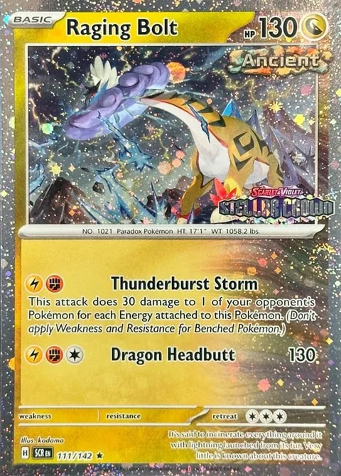 Raging Bolt [Thunderburst Storm | Dragon Headbutt]