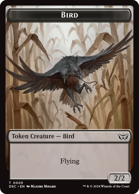 Demon Token (B 5/5) // Bird Token (B 2/2)