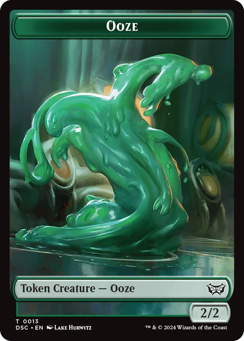 Ooze Token (G 2/2) // Insect Token (G 1/1 Flying, Deathtouch)