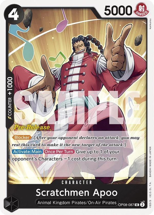 Scratchmen Apoo (OP08-087)