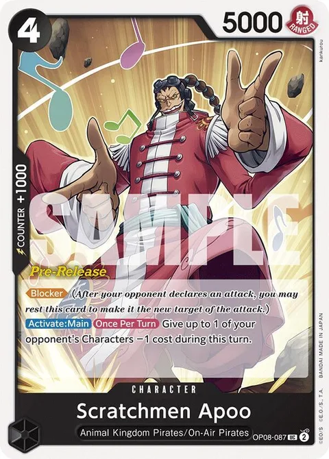 Scratchmen Apoo (OP08-087)