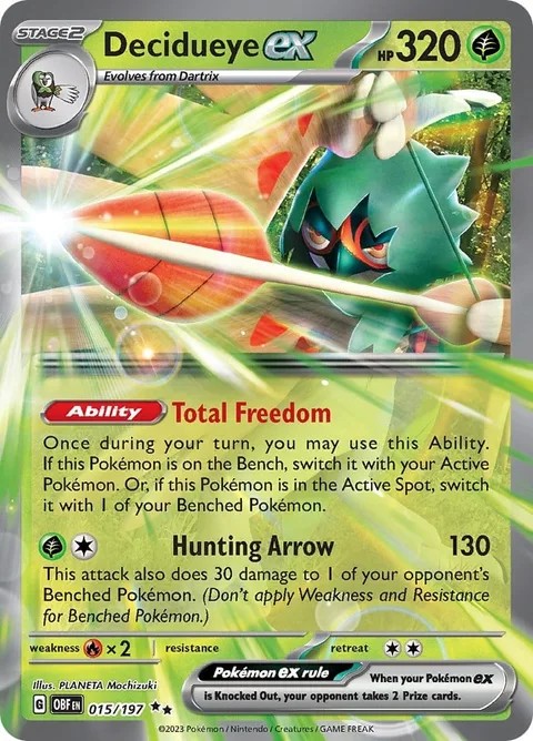 Decidueye ex [Total Freedom | Hunting Arrow]