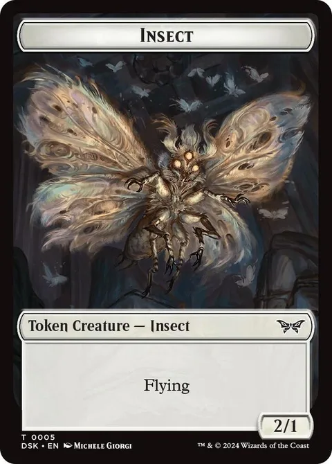 Insect Token (W 2/1) // Manifest Token (C 2/2)