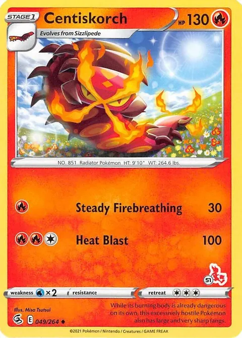 Centiskorch [Steady Firebreathing | Heat Blast]