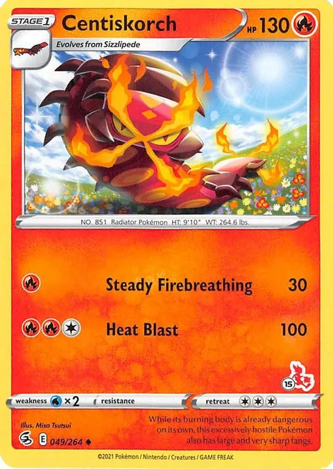 Centiskorch [Steady Firebreathing | Heat Blast]