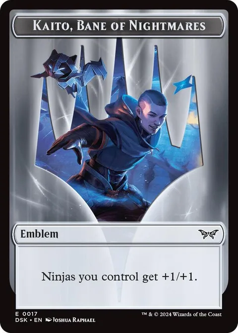Kaito, Bane of Nightmares Emblem // Manifest Token (C 2/2)