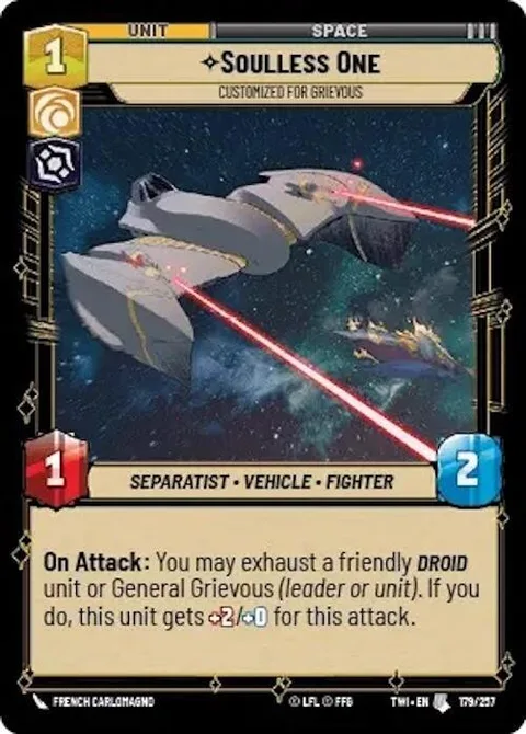 Soulless One, Customized for Grievous