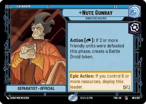 Nute Gunray, Vindictive Viceroy