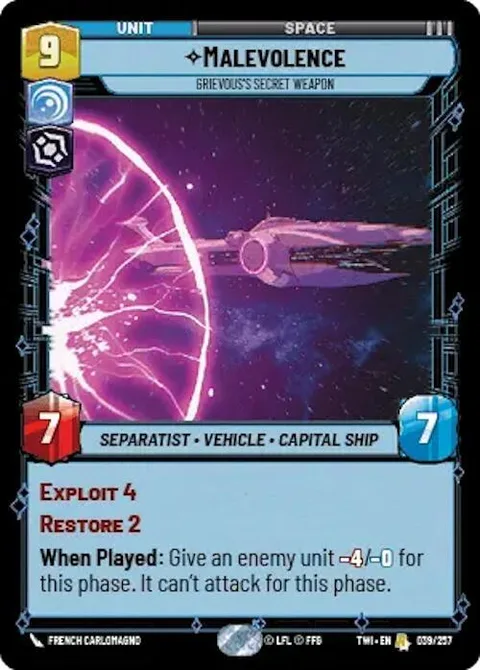 Malevolence, Grievous's Secret Weapon