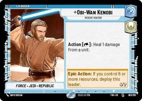 Obi-Wan Kenobi, Patient Mentor