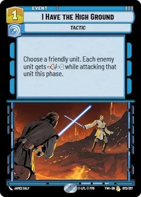 I Have the High Ground