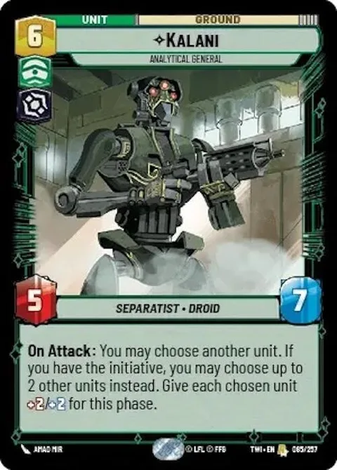 Kalani, Analytical General