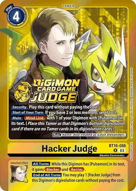 Hacker Judge (BT16-086)