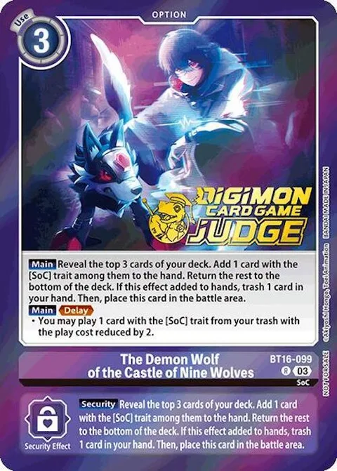 The Demon Wolf of the Castle of Nine Wolves (BT16-099)