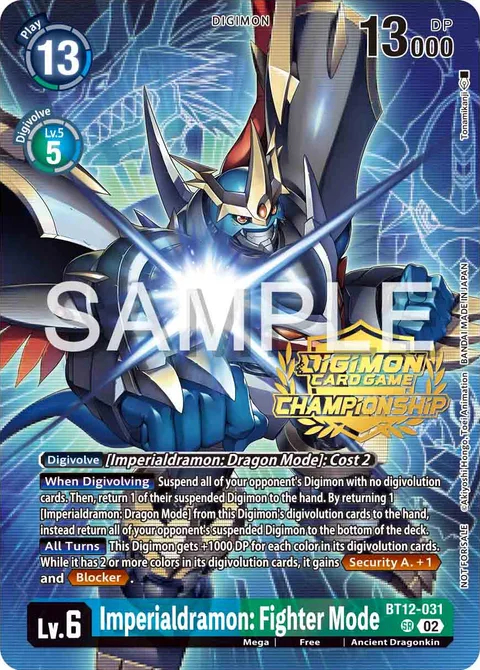 Imperialdramon: Fighter Mode (BT12-031)