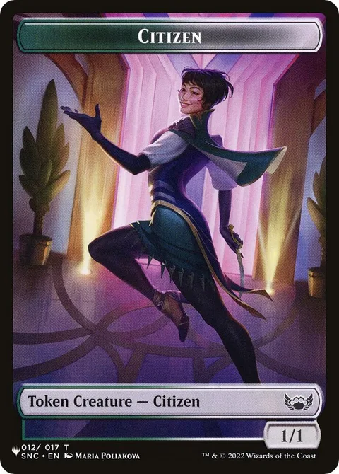 Cat Token (W 2/2) // Citizen Token (GW 1/1)