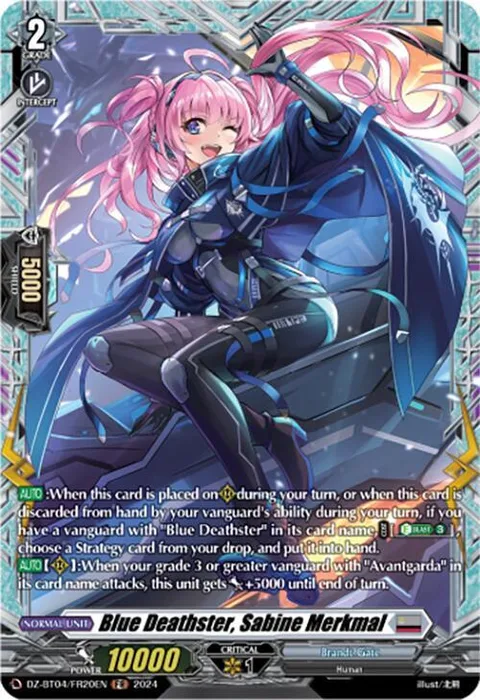 Blue Deathster, Sabine Merkmal [D-Format]