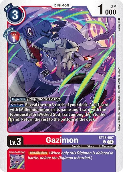 Gazimon (BT18-007)
